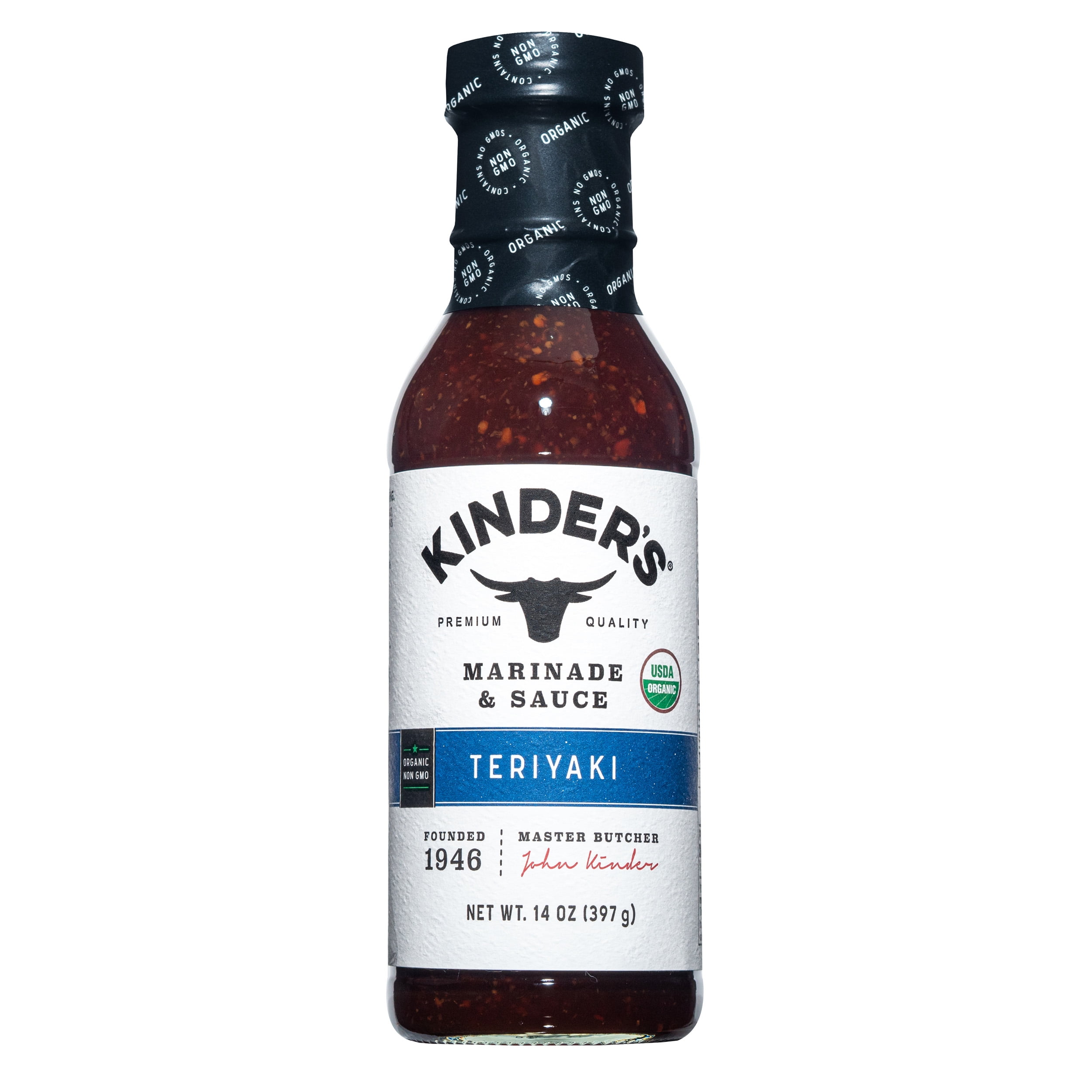 Kinders Organic Teriyaki Marinade14 Oz Bottle - Walmartcom