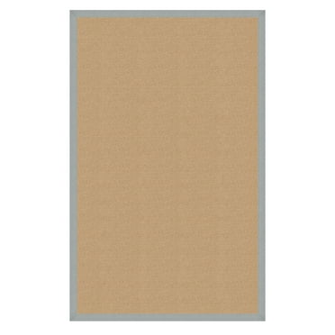 Linon Athena Sisal and Ice Blue 5' x 8' Area Rug