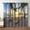 Beach1, variant on Ocean Beach Blackout Curtains Ocean Morning Sunrise Decor for Bedroom Living Room with Hawaiian Seaside Scene Island Green Print Grommet Window Drapes 2 Panel Set, 42"x54"