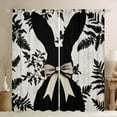 thumbnail image 1 of Erosebridal Easter Bowknot Rabbit Curtains Pack of 2 (52x63),Groovy Floral Curtains for Living Room,Animal Bedroom Decor, 1 of 5