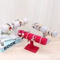 thumbnail image 2 of DESIGNICE Bracelet Stand,Not Easy to Deform Bracelet Holder,Diversified Display Headband Holder,Use Pvc Pipes Material Selection Necklace Holder,White Velvet, 2 of 2