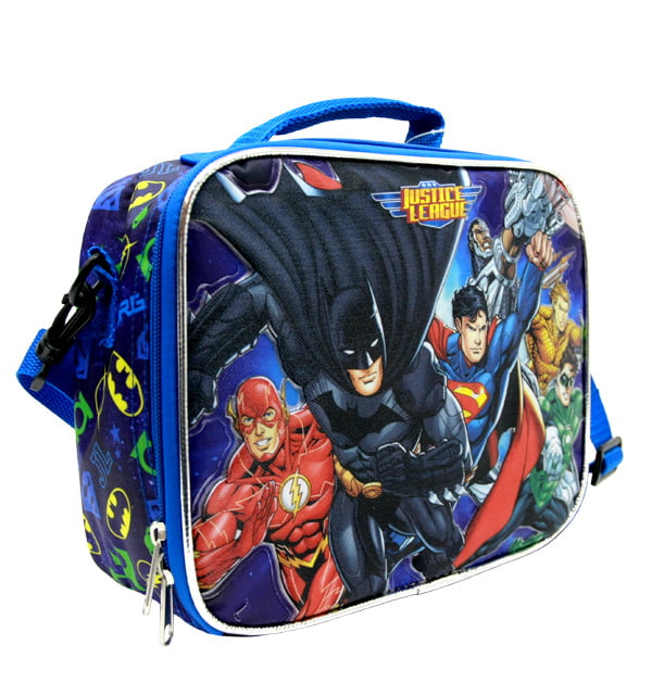 DC Comics Justice League Of America Printed Insulated Lunch Box Cooler Bag New 