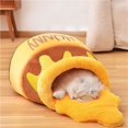 thumbnail image 3 of Honey Pot Cat Bed with Removable & Washable Cushion, Comfortable Memory Foam Pet Furniture, 3 of 7