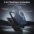 thumbnail image 2 of fafa-Magnetic Case for Samsung Galaxy S25 Ultra, with Privacy Screen Protectors X1, [Compatible with MagSafe]Slim Military Grade Protective Shockproof Phone Case for Samsung S25 Ultra 6.8", Blue, 2 of 4