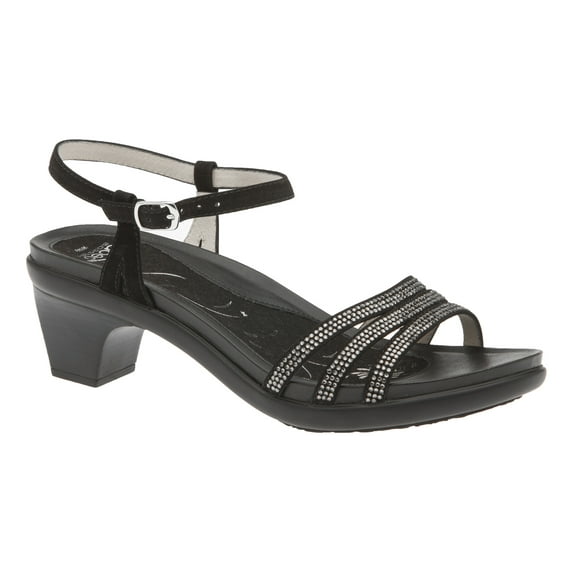 ABEO Grace Neutral - Mid Heel Sandals in Black