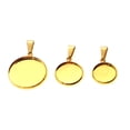 thumbnail image 3 of 20 Pcs Bijoux DIY Pendentif Fournitures Plateaux Ronds Couvercles Kit Accessoires Collier Fait Main (6mm), 3 of 8