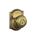 thumbnail image 7 of Schlage Georgian Knob with Camelot Trim Keyed Entry Lock, 7 of 7