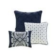 thumbnail image 7 of Madison Park Vienna King/Cal King 6 Piece Printed Duvet Cover Set Indigo, 7 of 7