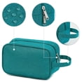 thumbnail image 2 of Travel Toiletry Bag Hanging Dopp Kit for Men, Makeup Bags for Women Traveling Shaving Bag for Toiletries Cosmetic Medicine Organizer, Teal, 2 of 7