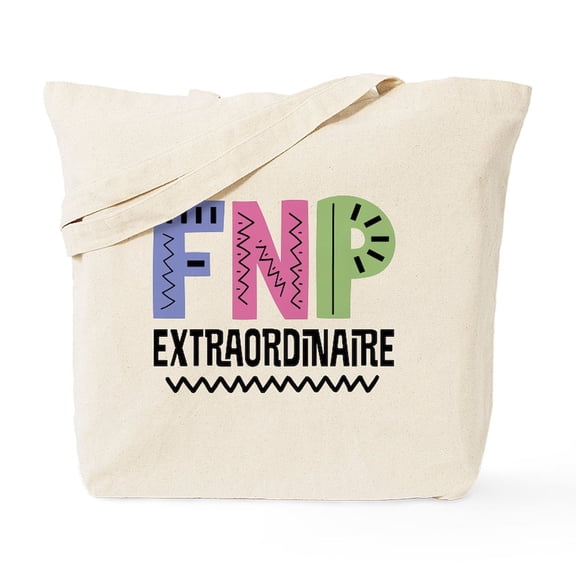 CafePress - FNP Family Nurse Practitioner - Unisex Canvas Tote Bag, Beige, 1-Piece