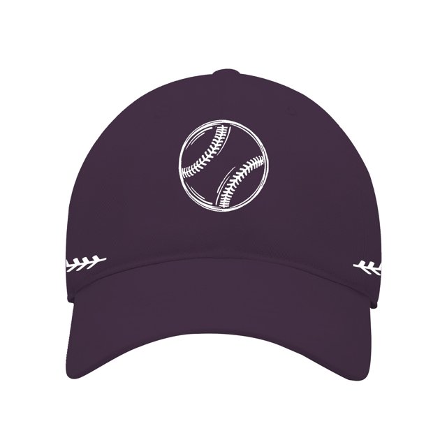 Kieccall Unisex Printed Cotton Baseball Cap, Washed Soft Top Adjustable Sun Hat for Outdoor Sun Protection & Casual Style