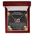 thumbnail image 4 of To Granddaughter Birthday Card Special Day Inseparable Necklace, 4 of 20