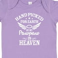 thumbnail image 4 of Inktastic Handpicked for Earth by My Pawpaw in Heaven with Angel Wings Boys or Girls Baby Bodysuit, 4 of 5