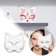 thumbnail image 2 of Para Niños Y Adultos, Máscara De Gato Blanco Pintada A Mano, Disfraz De Fiesta Animal, 10 Unidades, 2 of 8