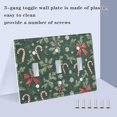 thumbnail image 3 of Yayeee Toggle Light Switch Wall Plate 2-Gang 4.56"x4.48" Decorative Outlet Cover, Christmas Candy Cane, 3 of 7