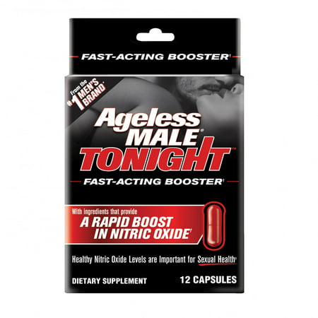 Ageless Male Tonight Rapid Nitric Oxide Booster, 12 (Best Testosterone Supplements For Men Over 40)