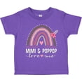 thumbnail image 3 of Inktastic Mimi and PopPop Love Me Rainbow Girls Toddler T-Shirt, 3 of 5