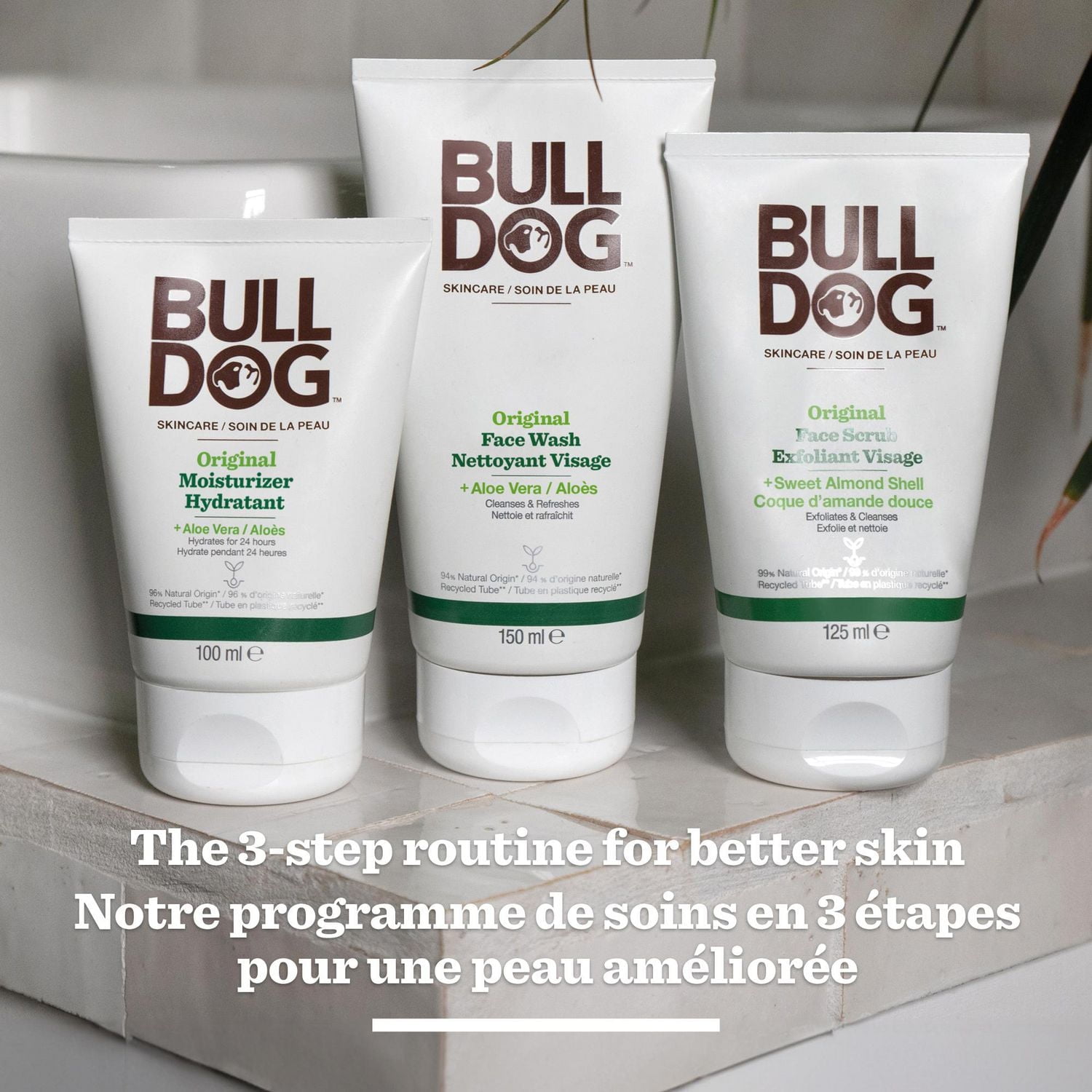 Gel nettoyant pour le visage en formule originale de marque Bulldog