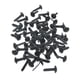 thumbnail image 1 of 200 mini sujetadores de hierro para manualidades, decoración, estampado y sujeción de papel. Negro, 1 of 6