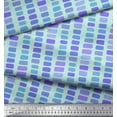 thumbnail image 2 of Soimoi Green Moss Georgette Fabric Brush Stroke Abstract Decor Fabric Printed Yard 42 Inch Wide, 2 of 3