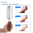 thumbnail image 4 of Lima para pies Pefei Colossal de acero inoxidable para pedicura, 4 of 7