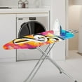 thumbnail image 2 of HELLHERO Ironing Board Cover, Standard Size Iron Board Covers with Heavy Duty Adjustable Elastic Edges, Heatproof Ironing Board Covers for Smooth Ironing(Music notes, 15"x54"), 2 of 5
