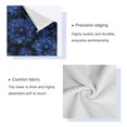 thumbnail image 4 of 3 Piece Bath Towels Set Bath Towel, Hand Towel and Face Towel for Bathroom, Gym, Hotel Deep Blue Flower, 4 of 8