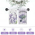 thumbnail image 6 of Spring Lavender Flower Kitchen Dish Towel Set of 2, Purple Buffalo Plaid Check Hand Towel Floral Cart Drying Baking Cooking Cloth, Bee Summer Seasonal Kitchen Decor 18x26 Inches, 6 of 6