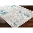 thumbnail image 5 of Lustro Teal 5'2" x 7' Modern Rectangle Area Rug, 5 of 5
