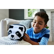 Minecraft Basic Plush Panda Stuffed Animal, Soft Doll Inspired by Video Game Character, 8 inch