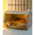 thumbnail image 6 of Autumn and Winter Dog Thousand Birds Check Large Dog Golden Retriever Big Deep Sleep Cat Kennel Pet Kennel, 6 of 17