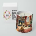 thumbnail image 2 of Finnish Spitz Cozy Christmas Decorative Soy Candle 3.25 in x 3.75 in, 2 of 5