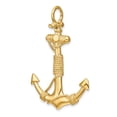 thumbnail image 5 of 10K 3-D Solid Anchor with Rope Pendant, 5 of 5