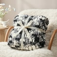 thumbnail image 3 of Amélie Handmade Chunky Knit Chenille Throw Blanket Soft Cozy Blanket for Couch, Sofa Bed, 3 of 6