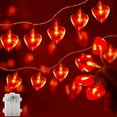 thumbnail image 1 of Guirlandes Lumineuses en Forme de Cœur, Design de Pointe, 1 of 7