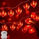 thumbnail image 1 of Cadena de luces decorativas Jadeshay en forma de corazón 6 metros 40 LED, 1 of 7