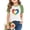 Green, variant on Eltusu Girls Short Sleeve Tops, Crew Neck Graphic Pullover Summer Kids T-shirts Light Blue Size 4-5 T