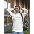 thumbnail image 2 of I Love You In The French Way Sweatshirt Women -GoatDeals Designs, Female Small, 2 of 4