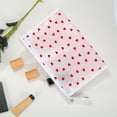 thumbnail image 4 of 1 Pc Women Durable Flower Cosmetic Bag for Vacation Outdoor Activities Gym Red EVA, 4 of 4