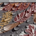 thumbnail image 5 of Autumn Dog Crate Cover, Tropical Leaves in Earth Tones Botanical Rainforest Foliage Essence, Easy to Use Pet Kennel Cover Small Dogs Puppies Kittens, 7 Sizes, Dimgray and Multicolor, by Ambesonne, 5 of 6