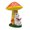 A, variant on Solar Power Rabbits Mushroom Statue Garden Ornament with Waterproof Resin for Outdoor Backyard Glowing Decoration
