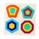 thumbnail image 2 of Juguete Montessori con forma de madera para niños, rompecabezas con clavijas, regalos de San Valentín, actividad educativa preescolar para niños de 2 Estilo C, 2 of 9