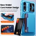 thumbnail image 3 of Funda para teléfono móvil GooseBox S25 Edge Wallet RFID Azul, 3 of 8
