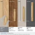 thumbnail image 3 of Amerock Ballard 2 inch (51mm) Length Champagne Bronze Cabinet Knob, 3 of 6