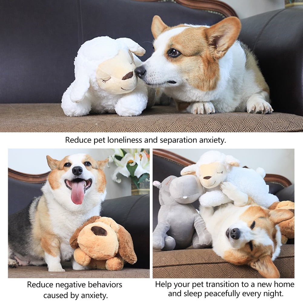stuffed animal for dogs with separation anxiety