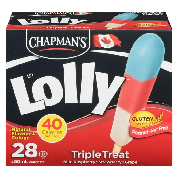 Chapman's Triple Treat Li'l Lolly, 28 x 50mL