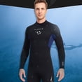 thumbnail image 2 of Naiovety DIVE SAIL Trajes de neopreno de 3MM Traje de buceo de neopreno SCR Pantalones largos de manga larga Traje de surf resistente al desgaste para Deportes acuáticos azul oscuro SG Naiovety OD003296-18, 2 of 6
