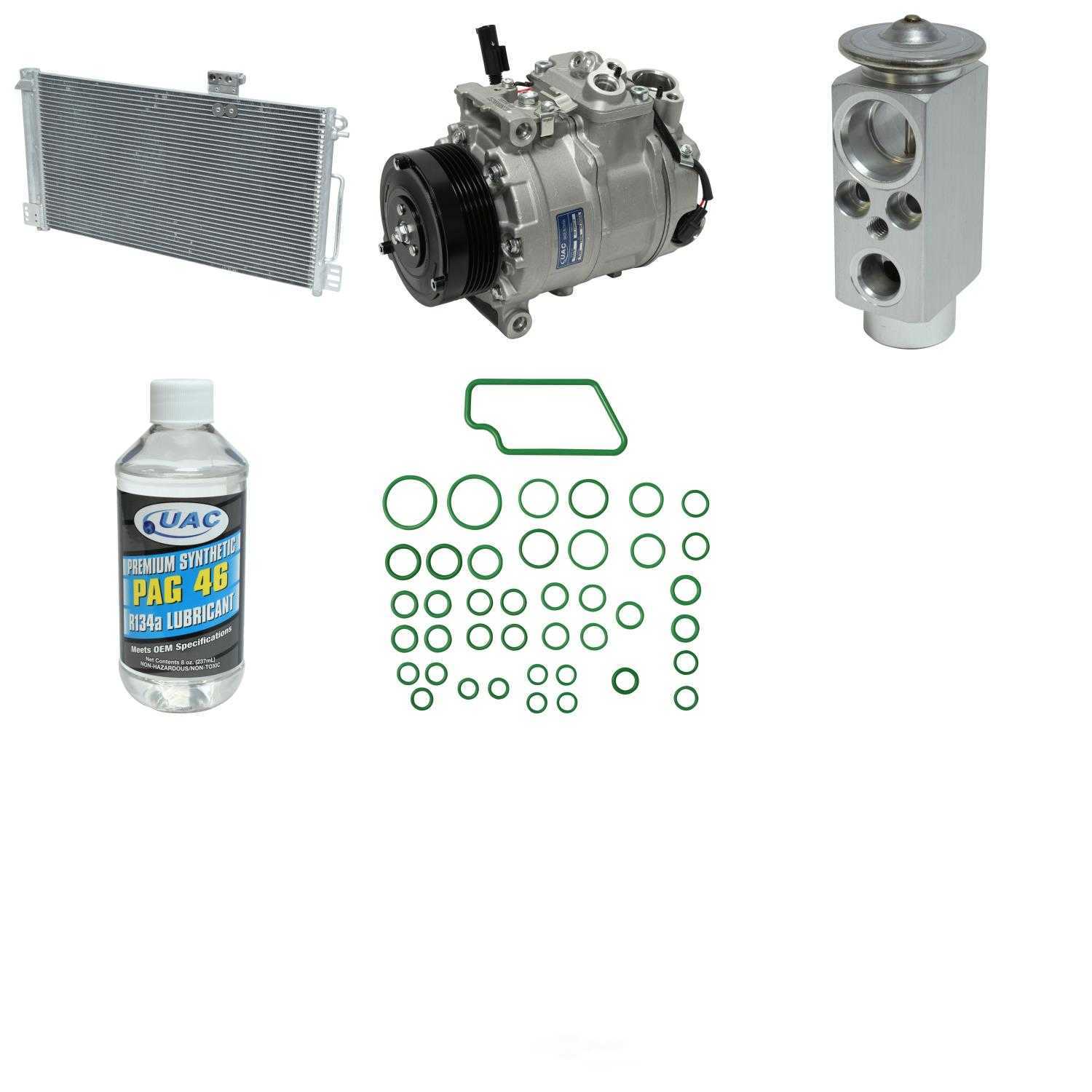 Compressor Condenser Replacement Kit Fits select: 2004-2005 MERCEDES-BENZ CLK