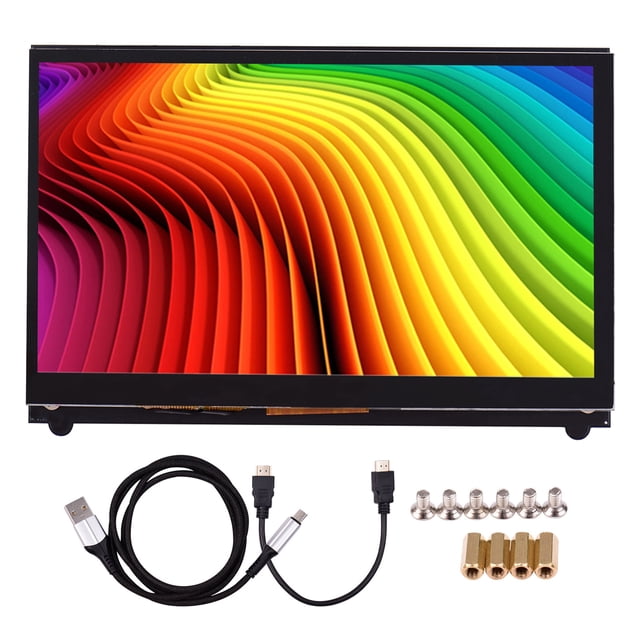 Pantalla táctil capacitiva IPS HD de 7 pulgadas Monitor portátil pequeño de resolución 1024 * 600 co Abanopi Pantalla táctil