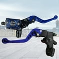 thumbnail image 4 of BIBABLYKE 1 Pair Motorcycle Brake Clutch Cylinder Reservoir Lever 7/8" Brake Clutch Pump Rod Break Lever Hydraulic Cylinder, 4 of 7